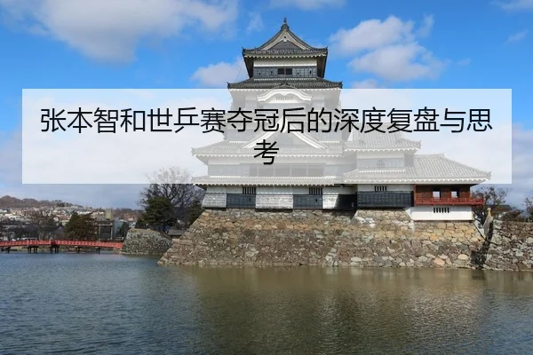 张本智和世乒赛夺冠后的深度复盘与思考